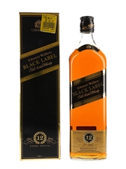 Johnnie Walker Black Label 12 Year Old Bottled 1980s - Duty free 100cl / 43%