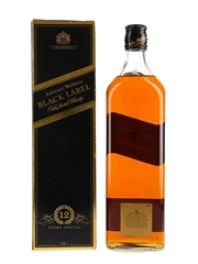 Johnnie Walker Black Label 12 Year Old Bottled 1980s - Duty free 100cl / 43%