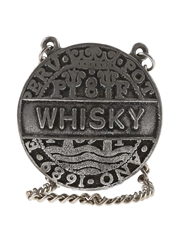 Pewter Whisky Decanter Label