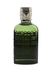 Gordon's Gin Spring Cap Miniature Bottled 1950s 5cl / 40%