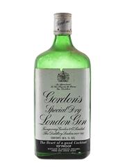 Gordon's Special Dry London Gin Bottled 1970s 75.7cl / 40%