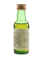 Talisker 10 Year Old Map Label Bottled 1990s 5cl / 45.8%