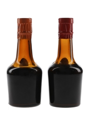Trotosky Apricot & Cherry Brandy Bottled 1950s-1960s 2 x 5cl / 24%