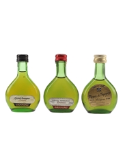 Janneau & Marquis de Puysegur Bottled 1970s-1980s 3 x 3cl / 40%