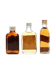 Blended Scotch Whisky Miniatures Bottled 1970s - Dewar's, Ballantine's, Red Label 3 x 5cl / 40%