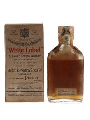 Dewar's White Label Spring Cap Bottled 1950s 5cl