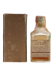 Bulloch Lade's Old Rarity Bottled 1940s-1950s - Muson G. Shaw 4.7cl / 43.4%