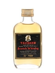Talisker Miniature Gordon & MacPhail Bottled 1980s - Black Label Gold Eagle 5cl / 40%
