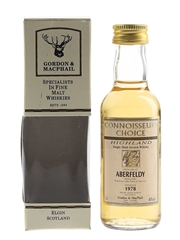 Aberfeldy 1978 Connoisseurs Choice Bottled 2000s - Gordon & MacPhail 5cl / 40%