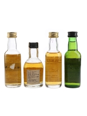Assorted Blended Scotch Whisky Bottled 1980s 4 x 5cl