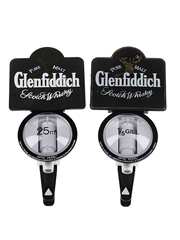 Glenfiddich Bar Optic Measures Gaskell & Chambers 2 x 18cm Long