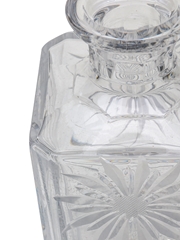 Crystal Decanter With Stopper  24cm Tall