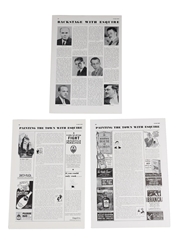 Golden Wedding 1937, 1938 & 1941 Advertising Prints 3 x 36cm x 26cm