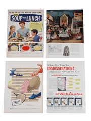 Hunter Wilson 1950s Advertising Prints 3 x 36cm x 28cm