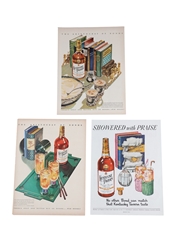 Kentucky Tavern 1941 Advertising Prints 3 x 36cm x 28cm