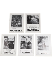 Martell 1934-1939 Advertising Prints 5 x 36cm x 28cm