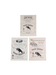 Old Crow 1940s Advertising Prints 3 x 36cm x 28cm