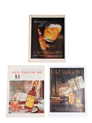 Old Taylor 86 1950s Advertising Prints 3 x 36cm x 26cm