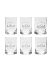 Famous Grouse Whisky Tumblers  6 x 9.5cm Tall