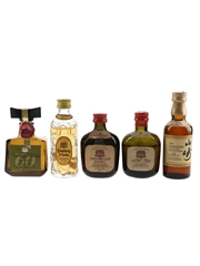 Yamazaki 12 Year Old, Suntory Royal, Sutory Kakubin & Suntory Old  5 x 5cl / 43%