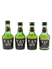 Vat 69 Bottled 1970s-1990s 4 x 5cl