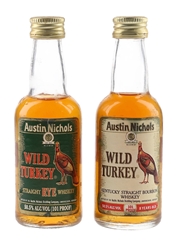 Wild Turkey 8 Year Old 101 Proof Bottled 1980s 2 x 5cl / 50.5%