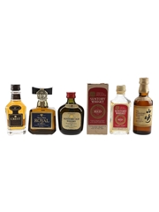 Suntory Crest 12 Year Old, Suntory Old, Royal 15 Year Old, Red Label & Yamazaki 12 Year Old