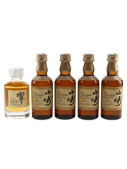 Yamazaki 12 Year Old & Hibiki 17 Year Old  5 x 5cl / 43%