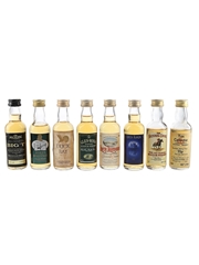 Assorted Blended Scotch Whisky Bottled 1990s 8 x 5cl / 40%