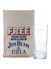 Jim Beam Hi-Ball Glasses  6 x 14cm Tall