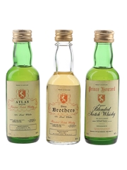 Lambert Brothers Blended Whisky Atlas, Prince Howard & Three Brothers 3 x 5cl / 40%