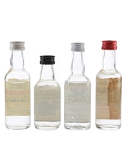 Chekov, Romanoff, Smirnoff & Vladivar Bottled 1980s 4 x 5cl / 37.5%