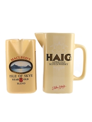 Haig & Macleod's Isle Of Skye 8 Year Old Ceramic Water Jugs  
