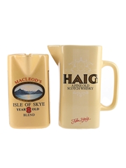 Haig & Macleod's Isle Of Skye 8 Year Old Ceramic Water Jugs