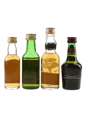 Long John, Poit Dhubh, Thistle & Vat 69 Bottled 1970s-1980s 4 x 3cl-5cl