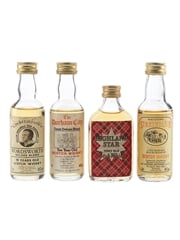 Durham City, Cockermouth's 10 Year Old, Highland Star & Strathblair 10 Year Old Bottled 1970s-1980s 4 x 5cl / 40%