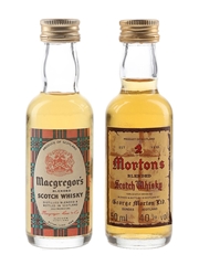 Macgregor's & Morton's Bottled 1980s 2 x 5cl / 40%