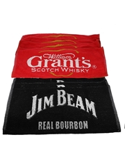 Assorted Bar Towels Grant's, Jim Beam & Vladivar 