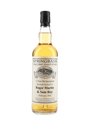 Springbank 22 Year Old Bottled 2016 - Private Cask Bottling 70cl / 52.1%