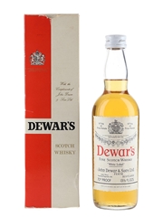 Dewar's White Label Bottled 1970s 37.5cl / 40%