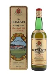 Glenlivet 12 Year Old Bottled 1980s - Classic Golf Courses Muirfield 75cl / 40%