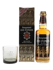 100 Pipers With Glass 75cl / 43%