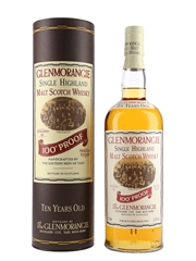Glenmorangie 10 Year Old 100 Proof Bottled 1990s - Duty Free 100cl / 57.2%
