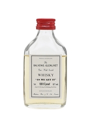 Balvenie-Glenlivet Pure Malt As We Get It - Bottled 1970s 5cl / 62%