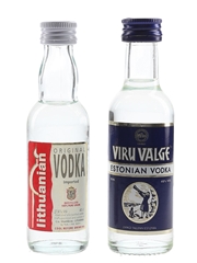 Viru Valge & Lithuanian Original Vodka  2 x 4cl-5cl