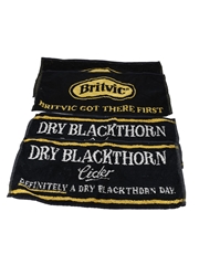 Dry Blackthorn Cider, Britvic, Autumn Gold Cider & Foster's Bar Towels  10 x 48cm x 24.5cm