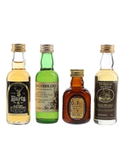Harts 8 Year Old, Old Cobblers, Grand Old Parr & Te Bheag Nan Eilean Bottled 1980s 4 x 5cl / 40%