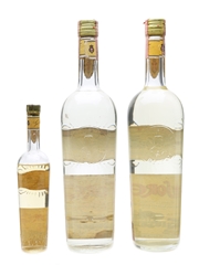 Strega Liqueur Bottled 1940s & 1970s 20cl & 2 x 100cl / 42.3%