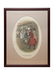 Johnnie Walker Sporting Print - Coaching 1820 Early 20th Century - Tom Browne 48cm x 37cm