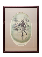 Johnnie Walker Sporting Print - Skating 1820